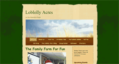 Desktop Screenshot of loblollyacres.com